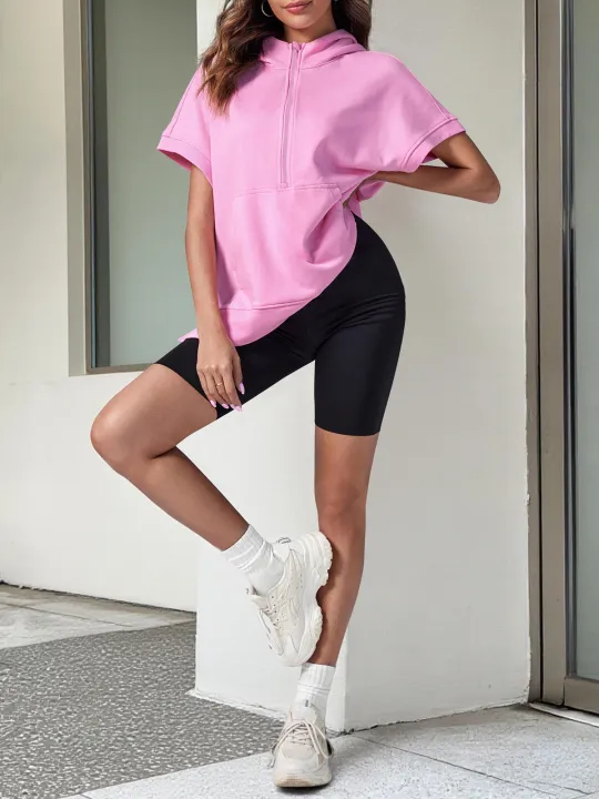 Oversized Zipper Hoodies Pullover Tops